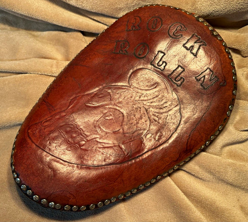 Rock roll brown leather - roll,